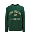 New Balance Athletics Varsity Logo-embroidered Cotton Sweatshirt