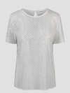 P.a.r.o.s.h Rhinestone-embellished Blouse In White