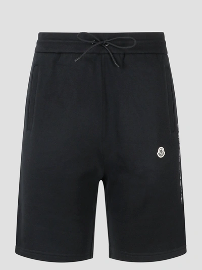Moncler Genius Bermuda Shorts In Cotton In Black