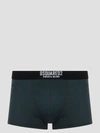 Dsquared2 Logo Waist Boxer Shorts In Green
