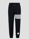 Thom Browne Classic Loopback 4-bar Sweatpants In Blue