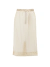 MAISON MARGIELA NYLON LONGUETTE SKIRT