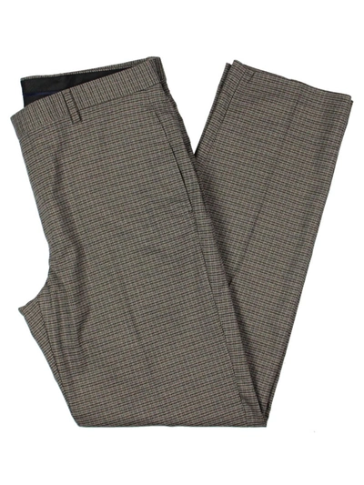 Lauren Ralph Lauren Mens Classic Fit Formal Dress Pants In Grey