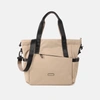 HEDGREN GALACTIC SHOULDER BAG/TOTE IN STONE BEIGE