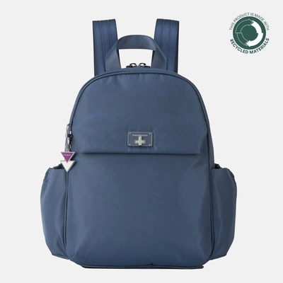 Hedgren Balanced Rfid Backpack In Blue
