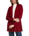 Anne Klein Monteray Cardigan In Red