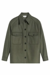 CLOSED SHIRT JACKET IN PINE GREEN
