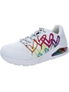 SKECHERS UNO FLOATING LOVE WOMENS HEARTS RAINBOW CASUAL AND FASHION SNEAKERS