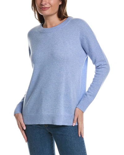 Forte Cashmere Easy Cashmere Sweater In Blue