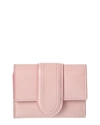 JACQUEMUS LE COMPACT BAMBINO LEATHER FRENCH WALLET