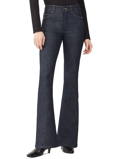 Dl1961 Bridget Womens High Rise Coated Bootcut Jeans In Multi