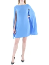 Ralph Lauren Petra Womens Mini Party Sheath Dress In Sky Blue
