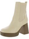 CIRCUS BY SAM EDELMAN STACE WOMENS PATENT BLOCK HEE ANKLE BOOTS