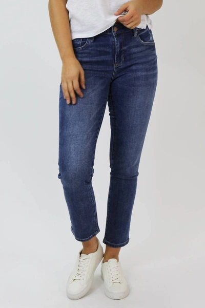 Dear John Denim Blaire Slim Straight Jeans In South Bay In Multi