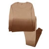 Leveret Womens Two Piece Cotton Pajamas Tie Dye In Beige