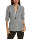 Shop Elie Tahari The Jenna Blazer In Black