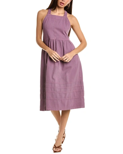 Sea Ny Suri Stretch Canvas Slip Dress In Purple