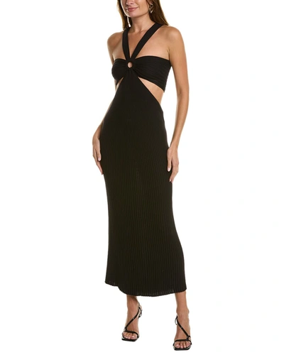 Ba&sh Ba & Sh Cutout Maxi Dress In Black