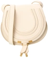 Chloé Marcie Leather Small Bag In White