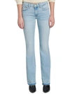 7 FOR ALL MANKIND WOMENS DISTRESSED MID RISE BOOTCUT JEANS