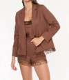 Cami Nyc Chitra Jacket In Coconut In Brown