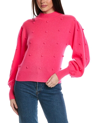 Brodie Cashmere Bonny Bobble Cashmere Sweater In Pink
