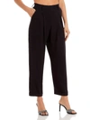 JUST BEE QUEEN KAI WOMENS LINEN BLEND CROPPED ANKLE PANTS