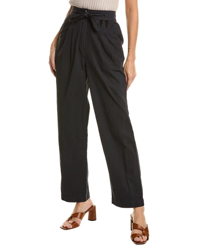 Sea Ny Therese Twill Pleated Pant In Blue