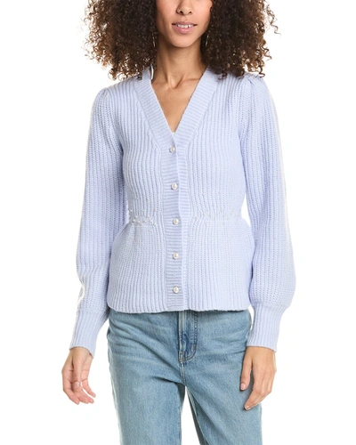 Design History Pearl Cardigan In Blue