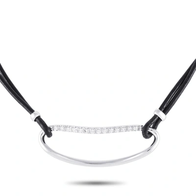 Piero Milano 18k Cord Necklace In White