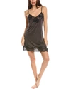 Natori Enchant Lace Trim Chemise In Espresso