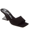 Attico Cheope 60 Suede Mules In Black
