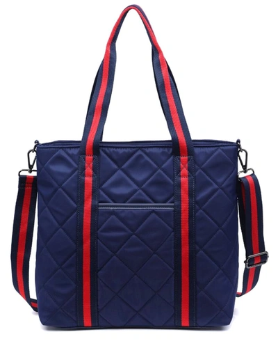 Sol And Selene Motivator Carryall Tote In Blue