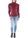 CQ BY CQ WOMENS KNIT MOCK NECK PULLOVER TOP