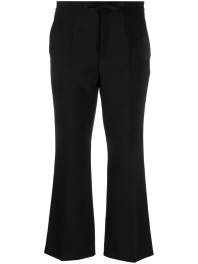Red Valentino Concealed Trousers In Black