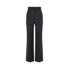Alexander Mcqueen Chalk Stripe Wool Wide-leg Pants