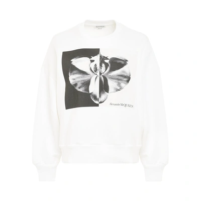 ALEXANDER MCQUEEN WOMEN'S GHOST ORCHID SWEATSHIRT