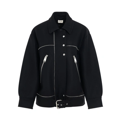 Khaite Herman Wool Jacket In Black