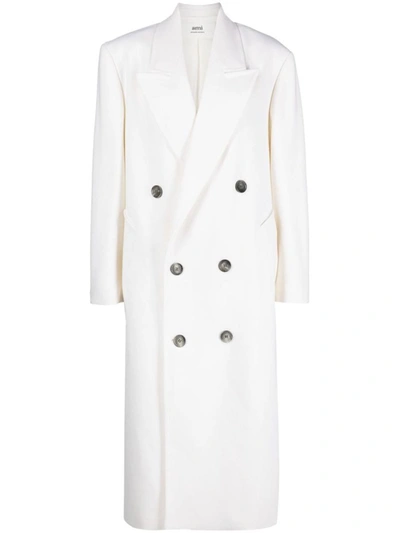 Ami Alexandre Mattiussi Ami Paris Coats In White