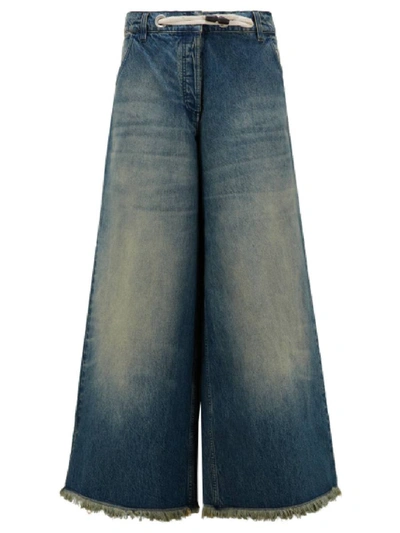 Moncler Trousers In Denim