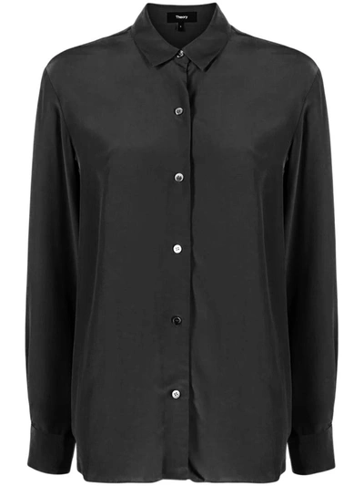 Theory Shirts In Black