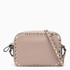 Valentino Rockstud Grainy Leather Camera Bag In Multicolor