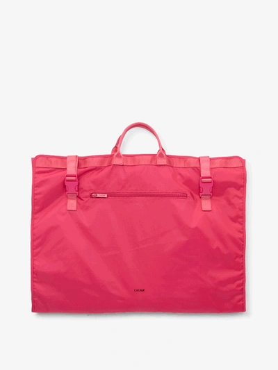 Calpak Packable Large Garment Bag In Dragonfruit