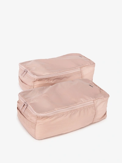 Calpak Compakt Shoe Bag - Set Of 2 In Mauve