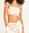 Loveshackfancy Emmalou Top In Burnt Orange In Yellow
