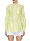 Rag & Bone Maxine Striped Button-front Shirt In Multi