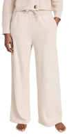 Eberjey Recycled Sweater Pants In Brown