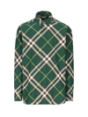 Burberry Reversible Check Car Coat In Ivy Ip Check