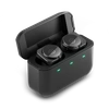Master & Dynamic ® Mw09 Wireless Earphones In Black/black Aluminum Case