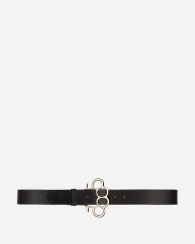 Wacko Maria Johnny Leather Belt (type-1) In Black